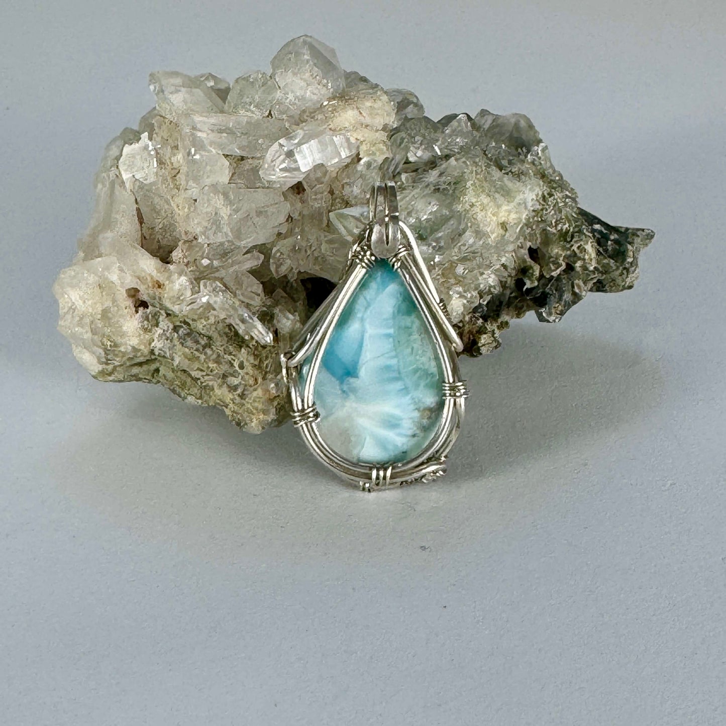 Dije de Larimar. Plata 950