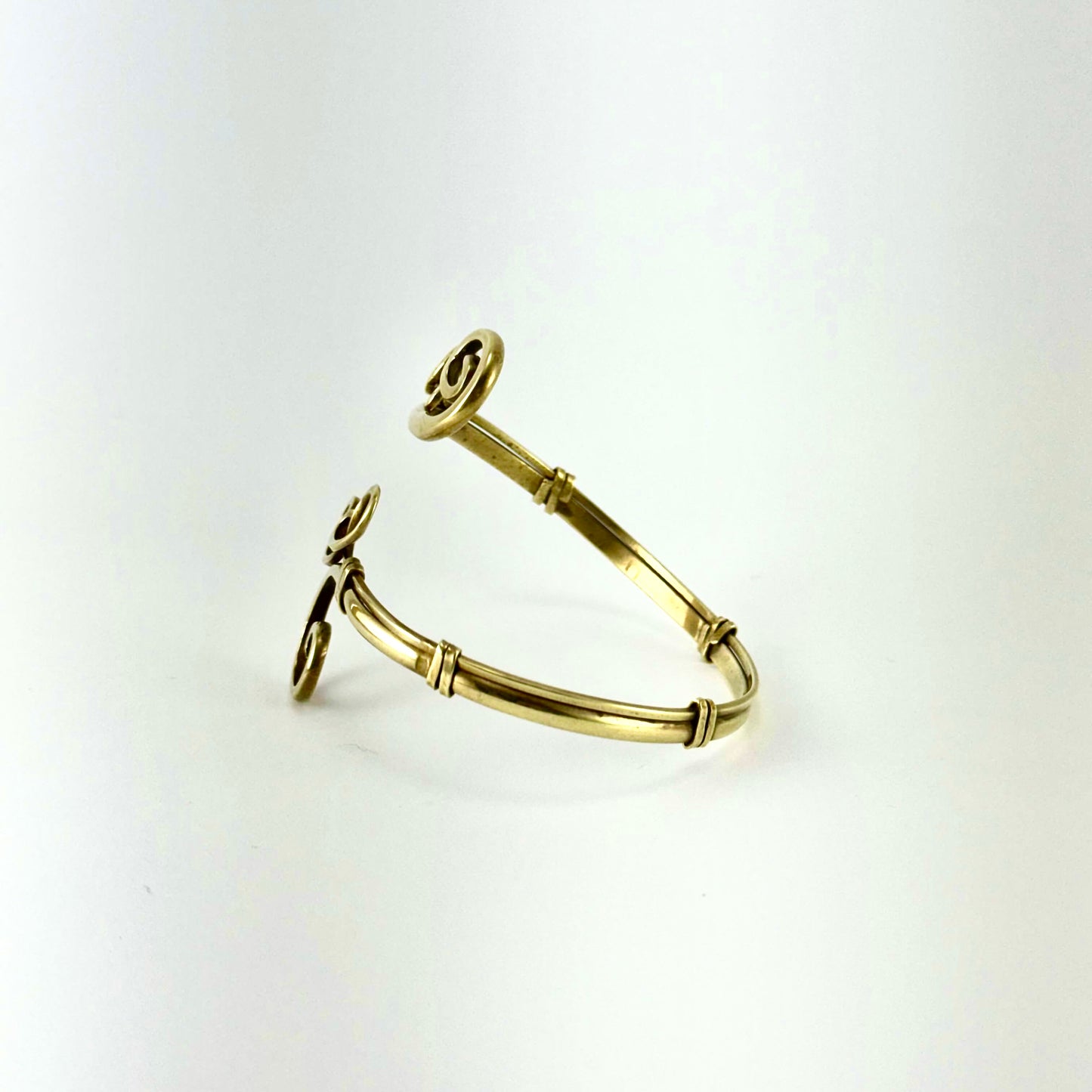 Pulsera de latón doble