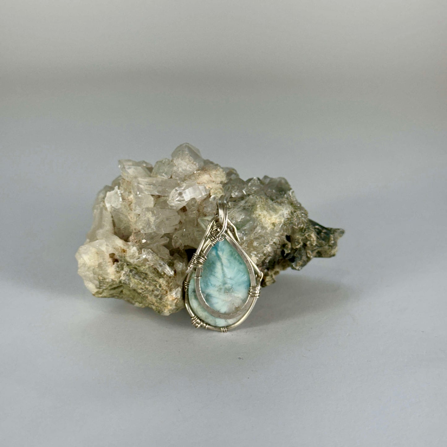 Dije de Larimar. Plata 950