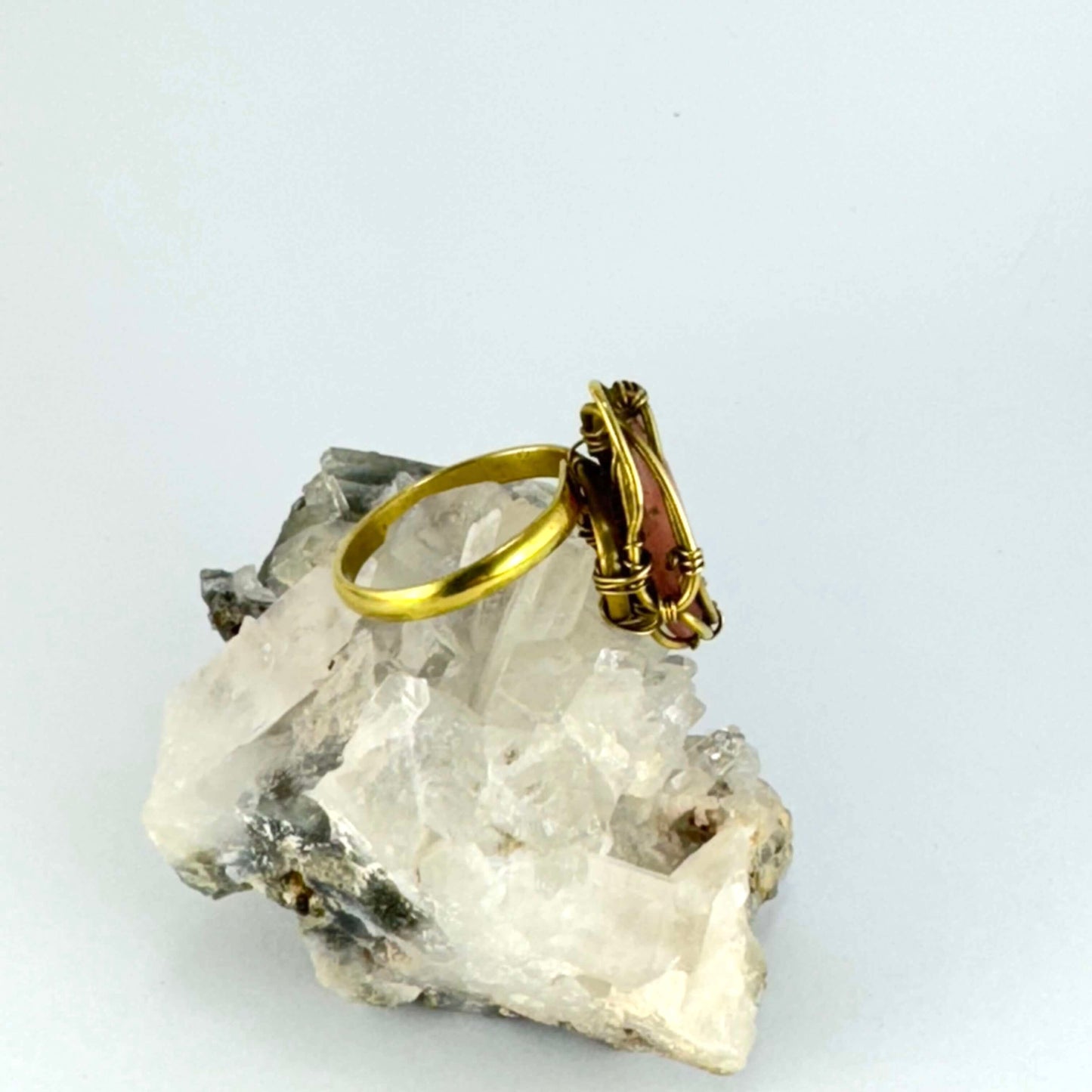 Anillo de rodocrosita #1