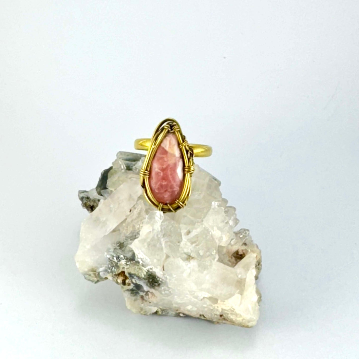 Anillo de rodocrosita #1