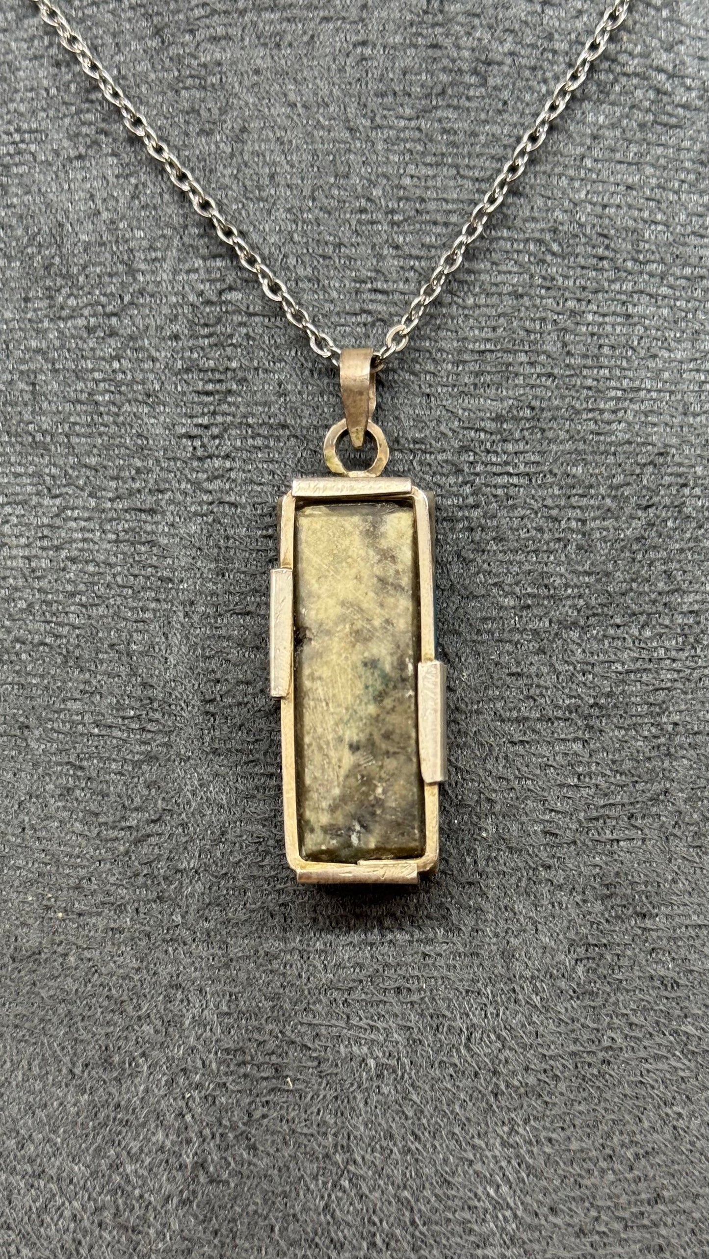 Colgante de Turquesa pakistaní. Plata 950