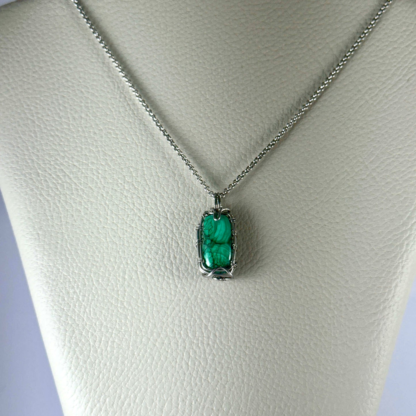 Small Malachite Pendant
