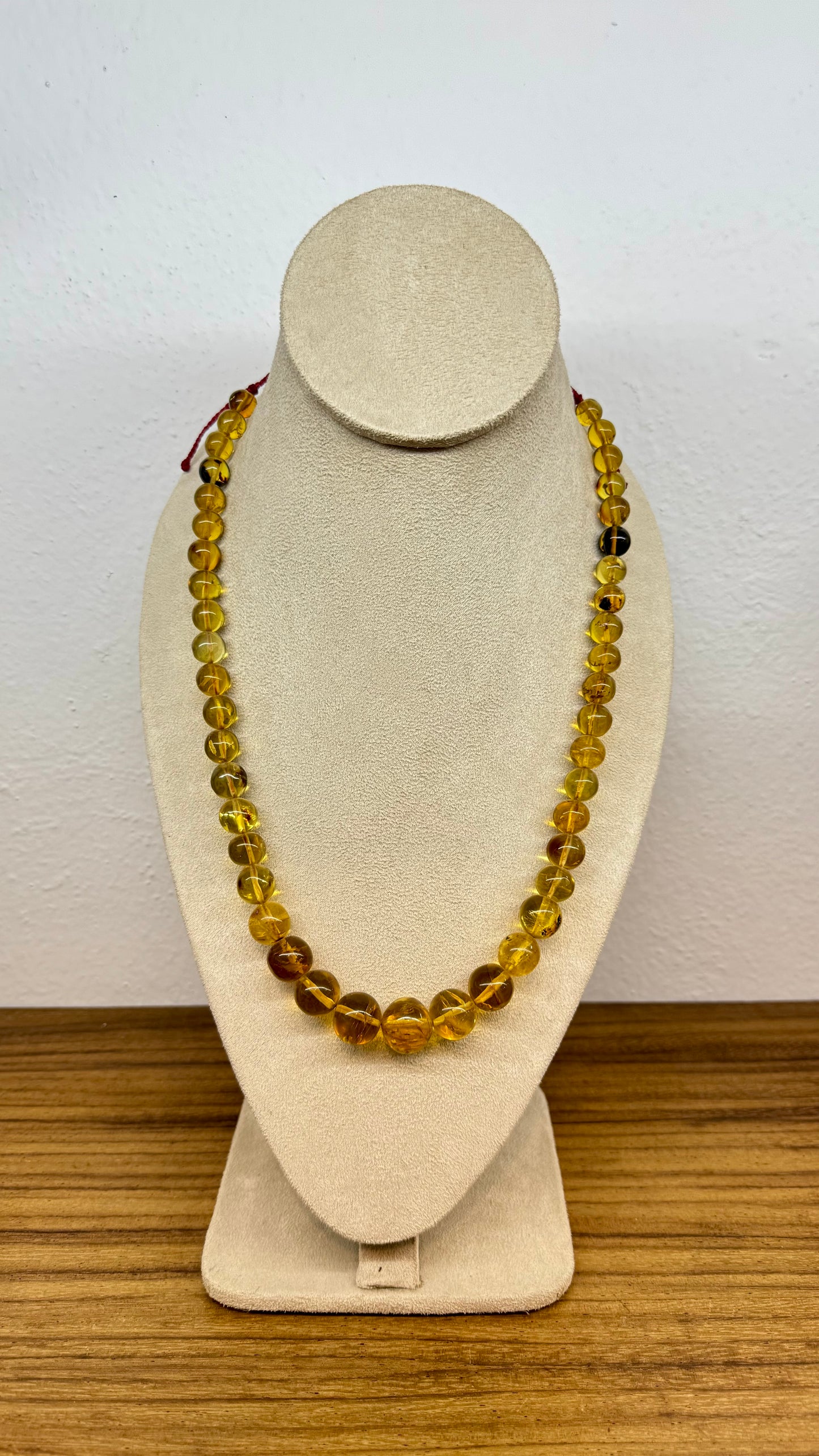 Collar de esferas de Ámbar