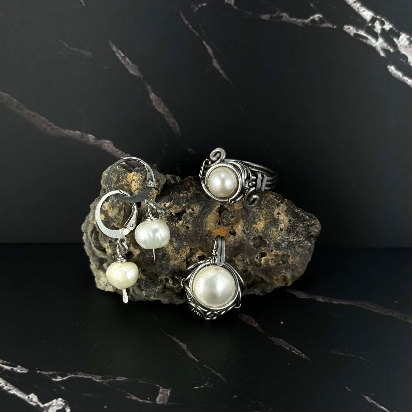 Ensemble de perles de rivière