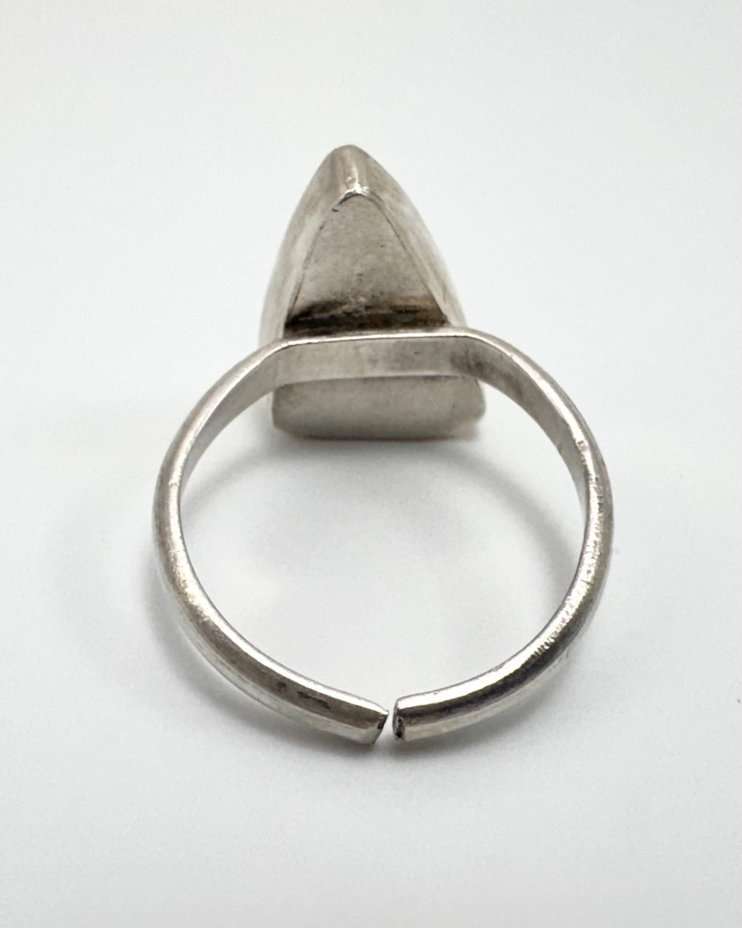 Sonoran Chrysocolla. 950 silver ring