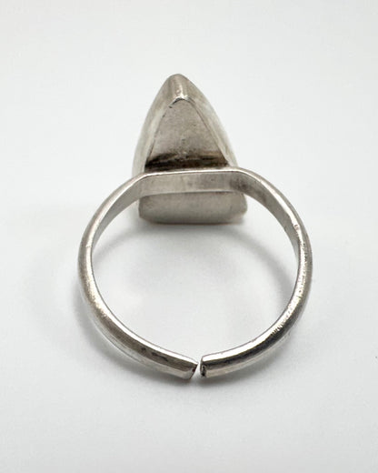 Chrysokoll aus Sonora. 950er Silberring